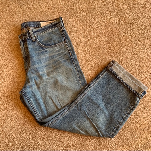 Rag & Bone Marilyn Cropped Jeans in Madison - Picture 3 of 7